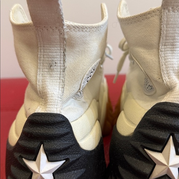 Converse White Run Star Motion High Top Platform Sneakers, Sz M 3 W 4.5 - Picture 7 of 12